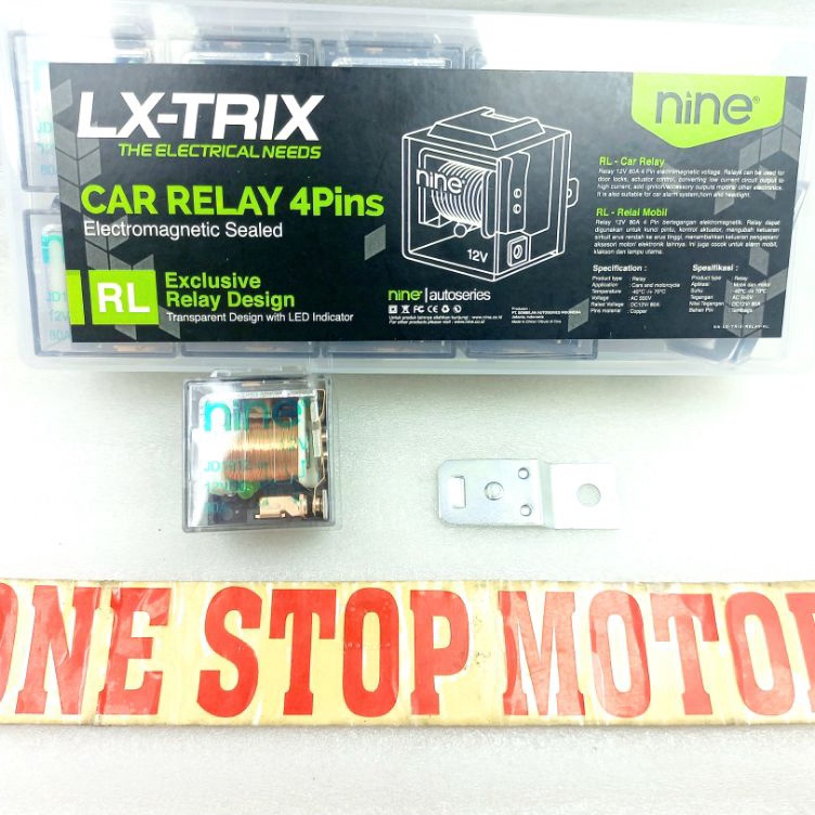 RELAY MOBIL MOTOR RELAY LAMPU RELAY KAKI 4 NINE i Terlaris