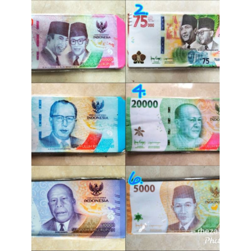 

amplop lebaran panjang motif uang 1 pack isi 10 pcs