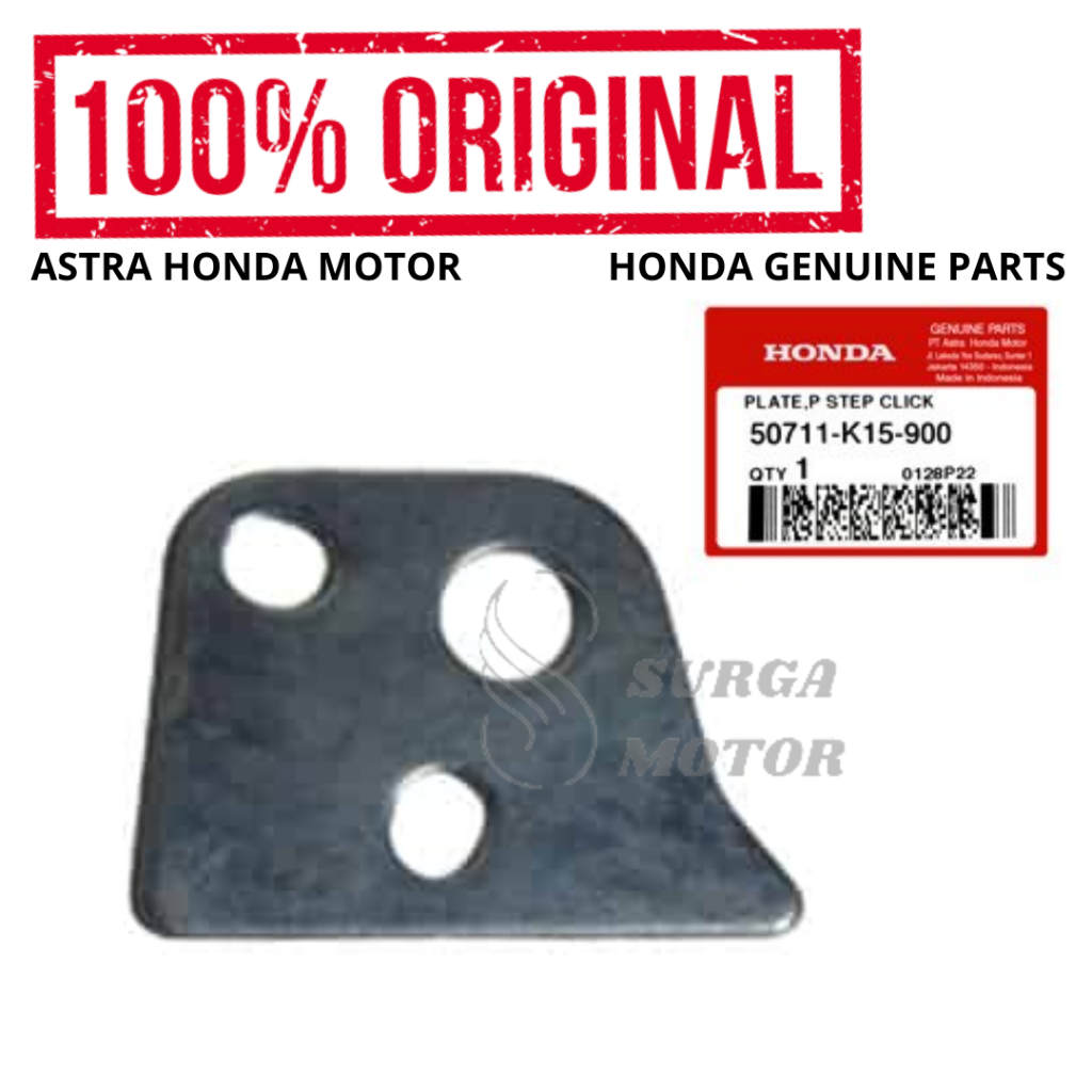 Plate Dudukan Foot Step Belakang Click New CB150R StreetFire Old New Sonic 150R  Supra GTR 150 Origi