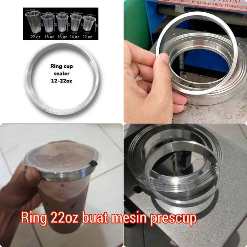 ring cup sealer buat mesin pres cup 16 - 22oz