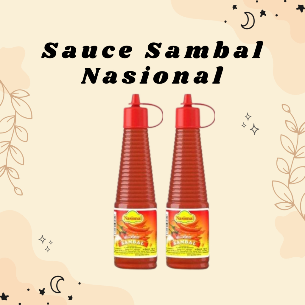 

Saos Sambal Nasional Botol / Saos Pedas 2 pcs x 135 ML