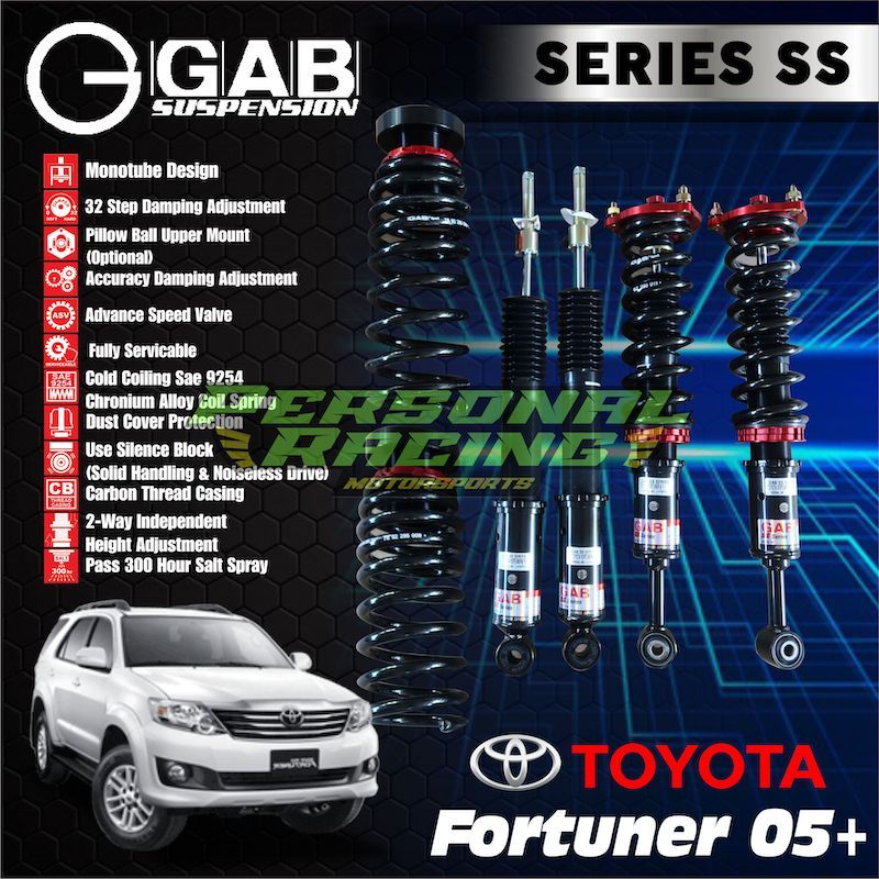 Suspensi Shockbecker Per Coilover GAB SS Series Fortuner VNT VRZ TRD