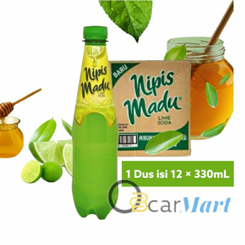 

Depo Minuman NIPIS MADU LIME SODA 330mL 1 Dus isi 12 Botol Lemon Soda Mayora