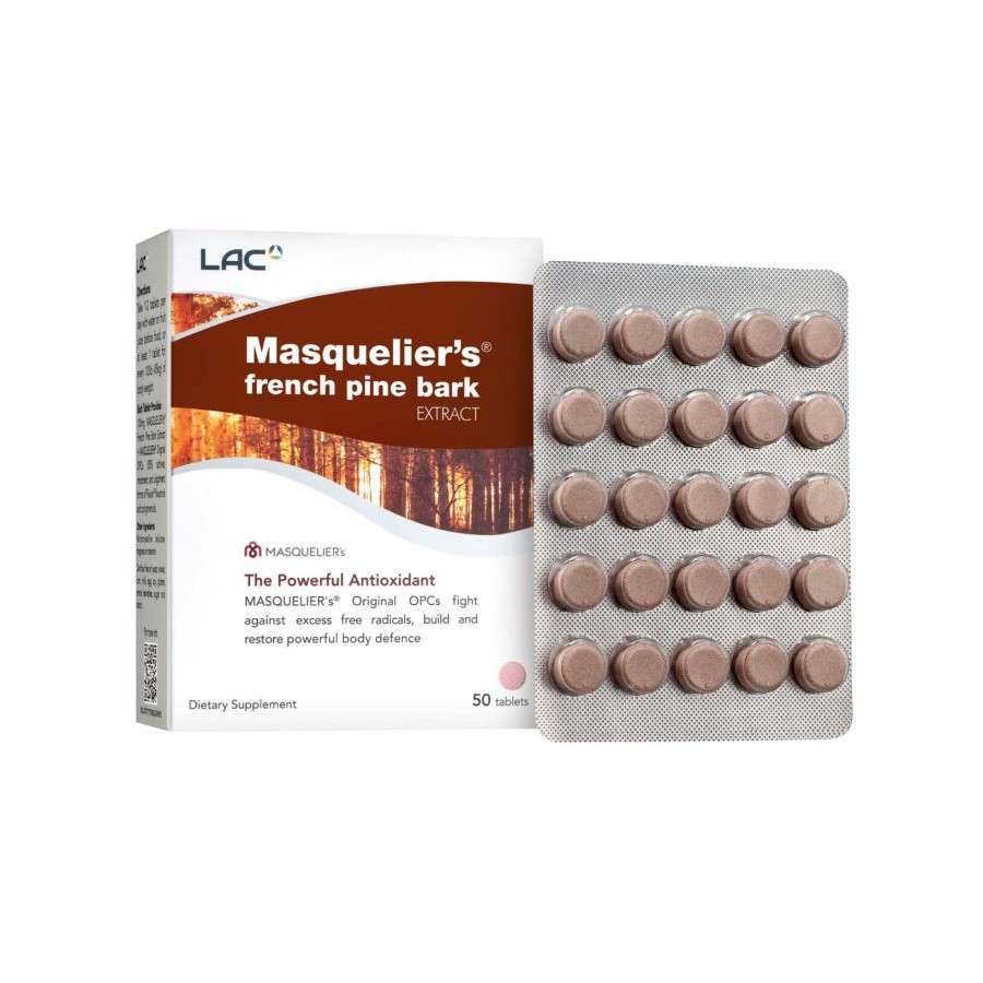 LAC MASQUELIER'S French Pine Bark Extract - Powerful Antioxidant - 50s