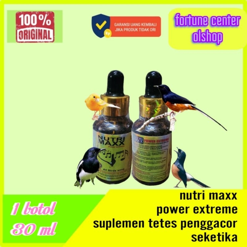 nutrimaxx serum vitamin burung lomba suara kuat peng gacor murai ori sama optimaxx