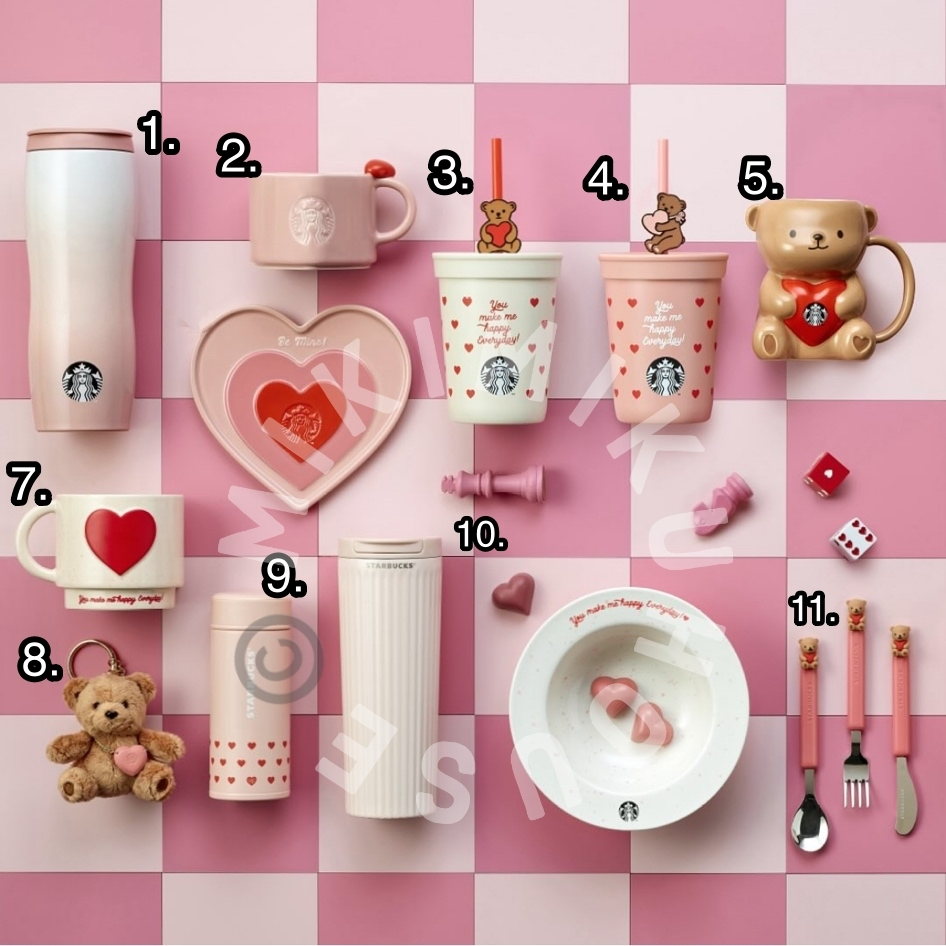 2024 KOREA VALENTINE STARBUCKS COLLECTION TUMBLER OFFICIAL KOREAN YEAR OF DRAGON NAGA TAHUN BARU SPR