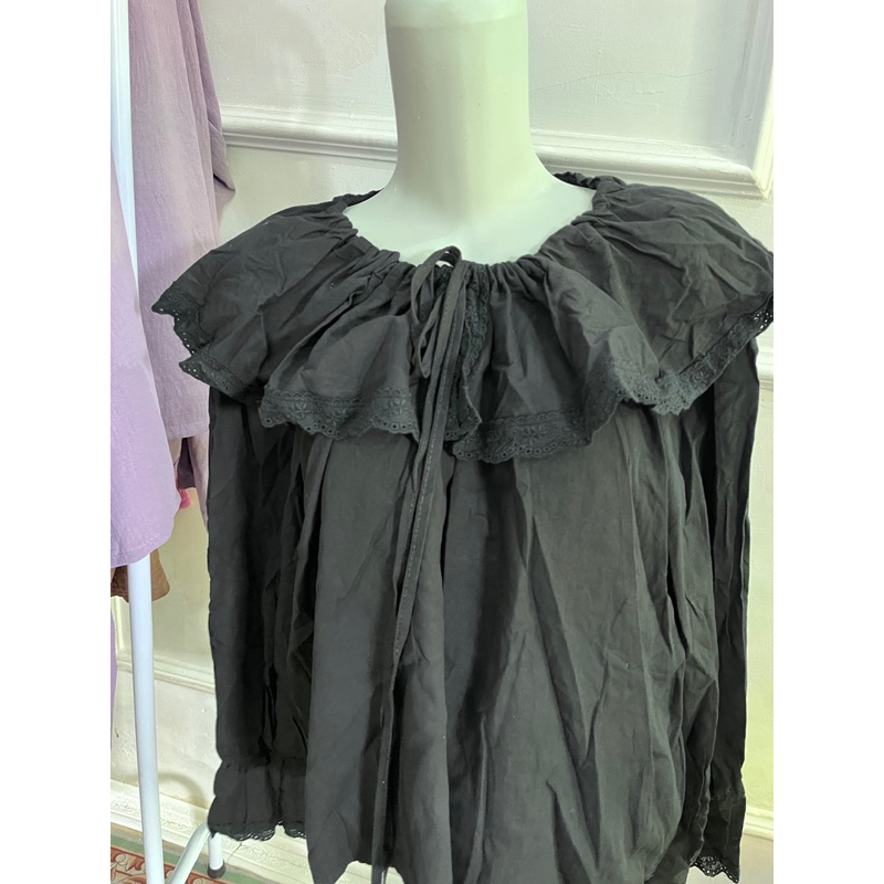 katun bordir kerah sabrina