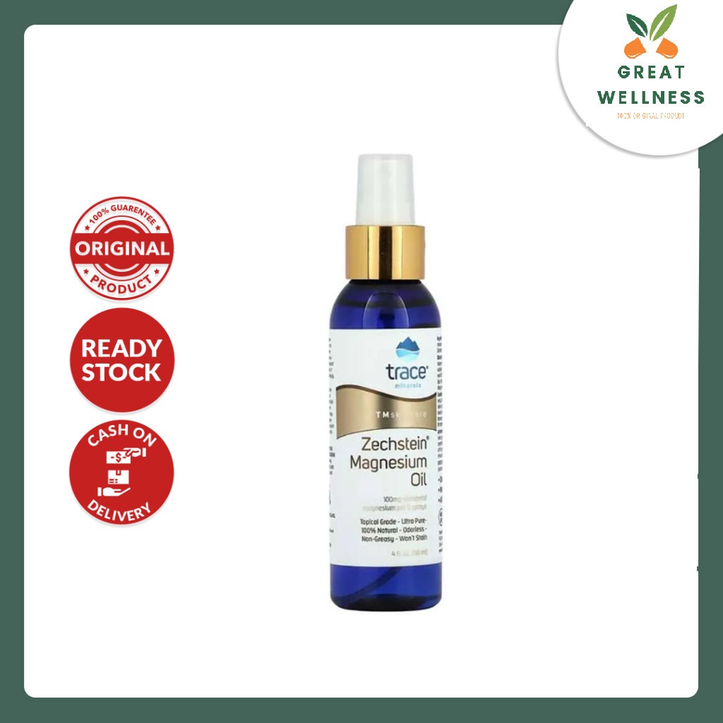 (BISA COD) Trace Mineral Skincare Zechstein Magnesium Oil 118ml Kecantikan Kulit