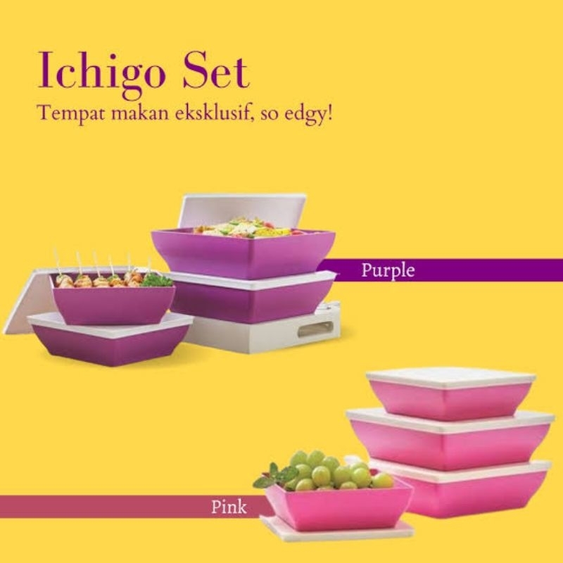 Ichigo Set Tupperware Original
