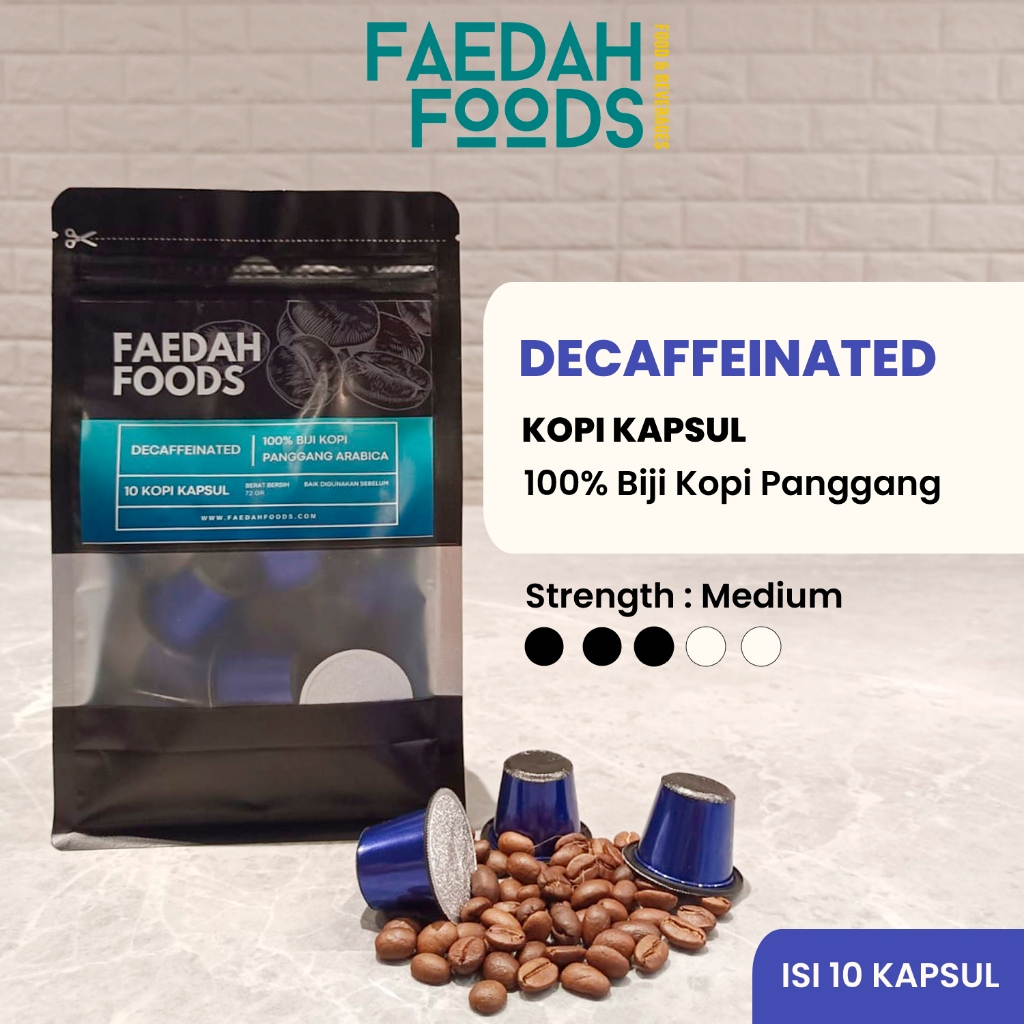 

Kopi Kapsul - Decaffeinated Coffee Capsule | Kapsul Nespresso