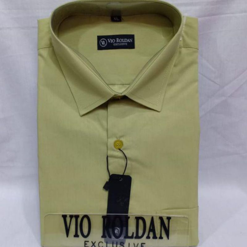 RB VIO ROLDAN Kemeja Pria Lengan Pendek Polos Best Seller