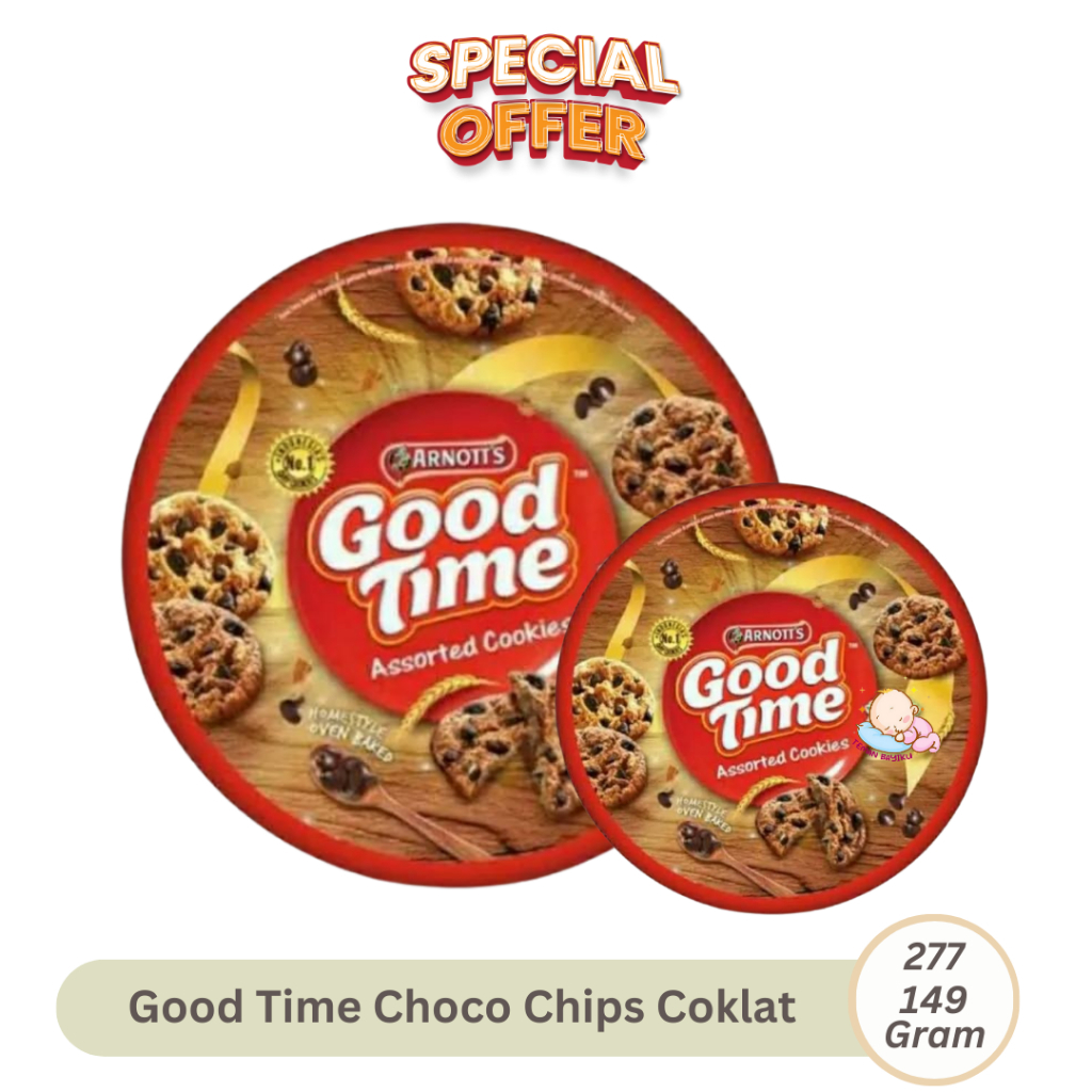 

Good Time Cookies Kaleng 144 gr 256gr goodtime