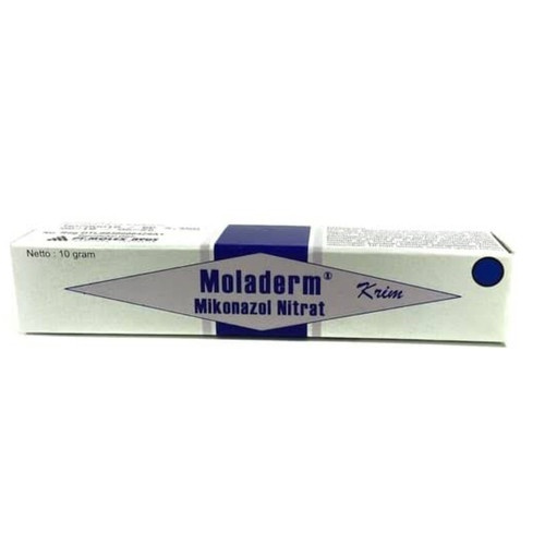 Moladerm Krim 10gr Molex / Miconazole / Salep Jamur Kulit