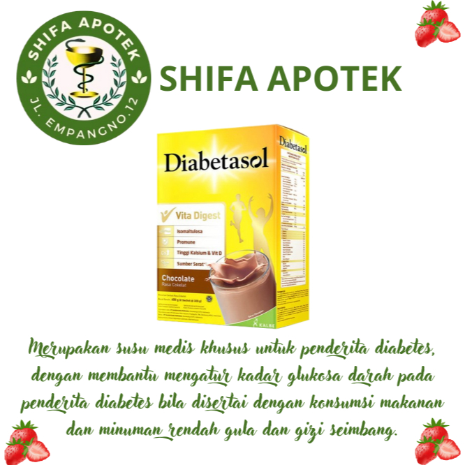 

Diabetasol Vita Digest Susu Rasa Almond oat 170 g