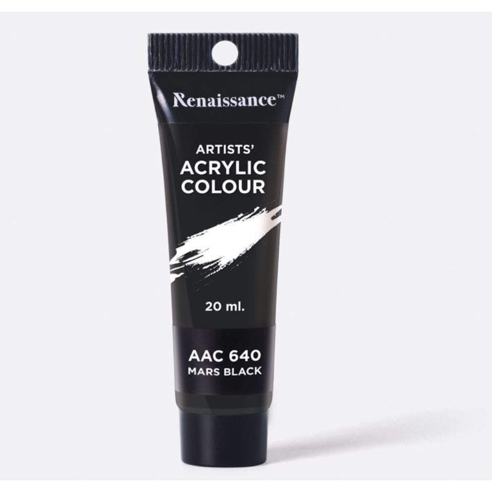 

[Renaissance] Artist Acrylic Colour - Mars Black 20ml