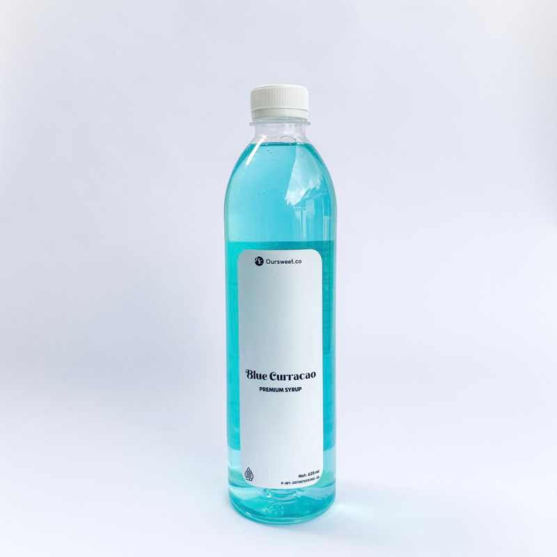 

Oursweet Blue Curracao Syrup 625 ml | sirup Premium | Mocktail | Sirup Buah