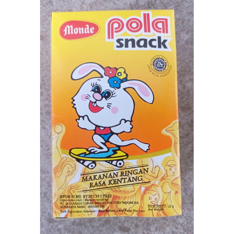 

Monde Pola Snack Rasa Kentang 25 gram