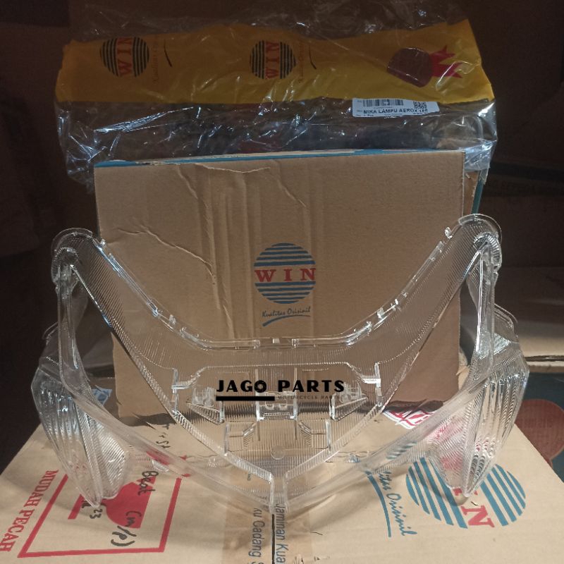 Kaca mika lampu depan yamaha Aerox 155 LED