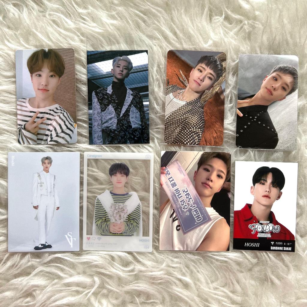 [ ✅🇮🇩 READY CLEARANCE OFFICIAL ] SEVENTEEN - Hoshi Photocard (Album PC) - YMMD Spider Face The Sun M2U Yes24 Weverse FTS FS POB Fansign 2018 2020 Dome Tour Haru Fanmeeting Be The Sun BETS Osaka The City Follow Chocolate Benefit