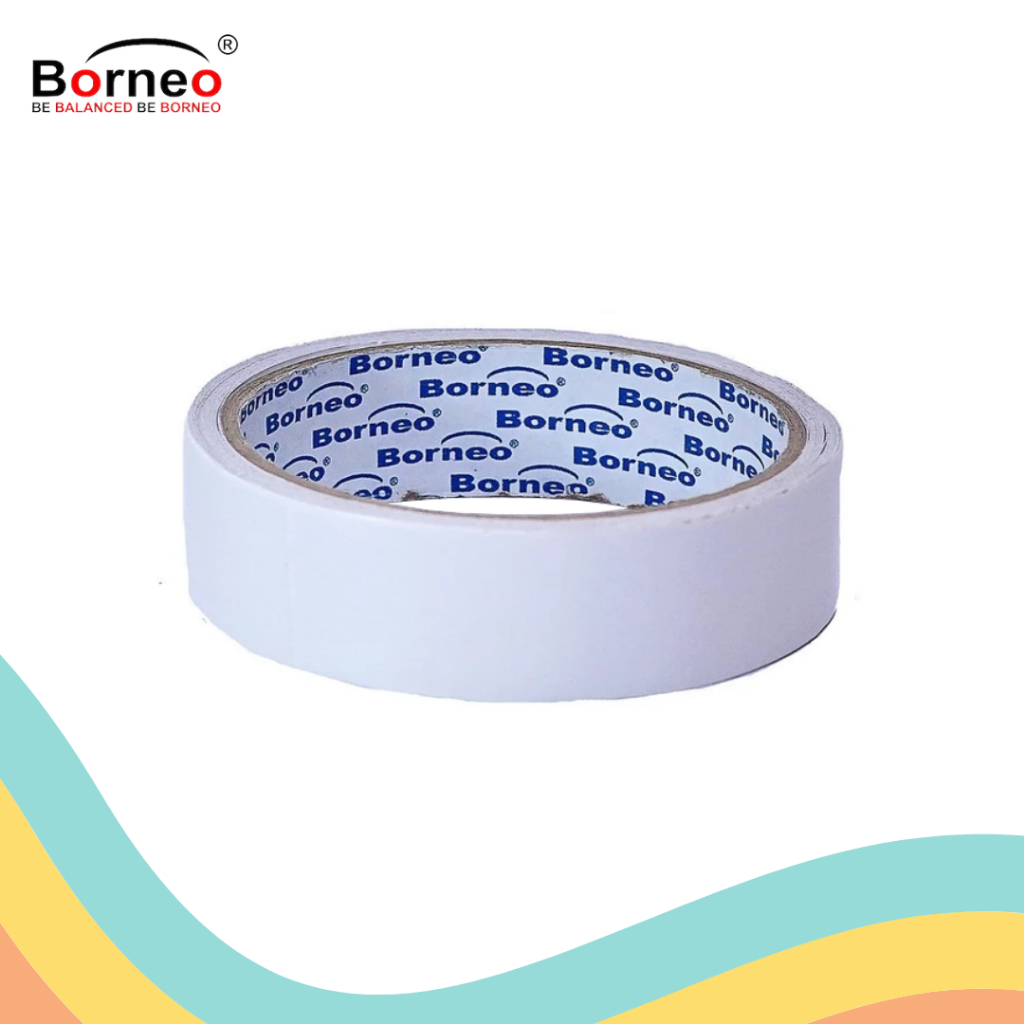 

DOUBLE TAPE 24 MM BORNEO CORE BIRU (6 PCS)