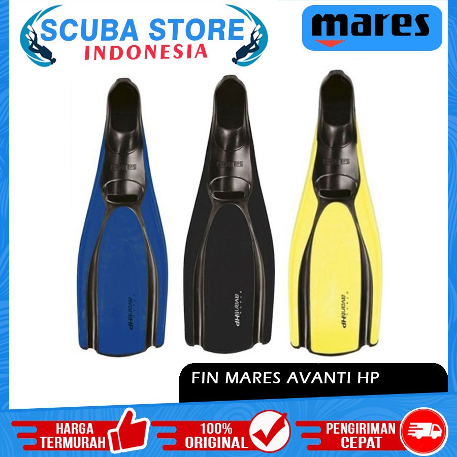 Fin Mares Avanti Hp Fins Kaki Katak Selam Scuba Diving Snorkeling Snorkling Swimming B-Fins Swimming