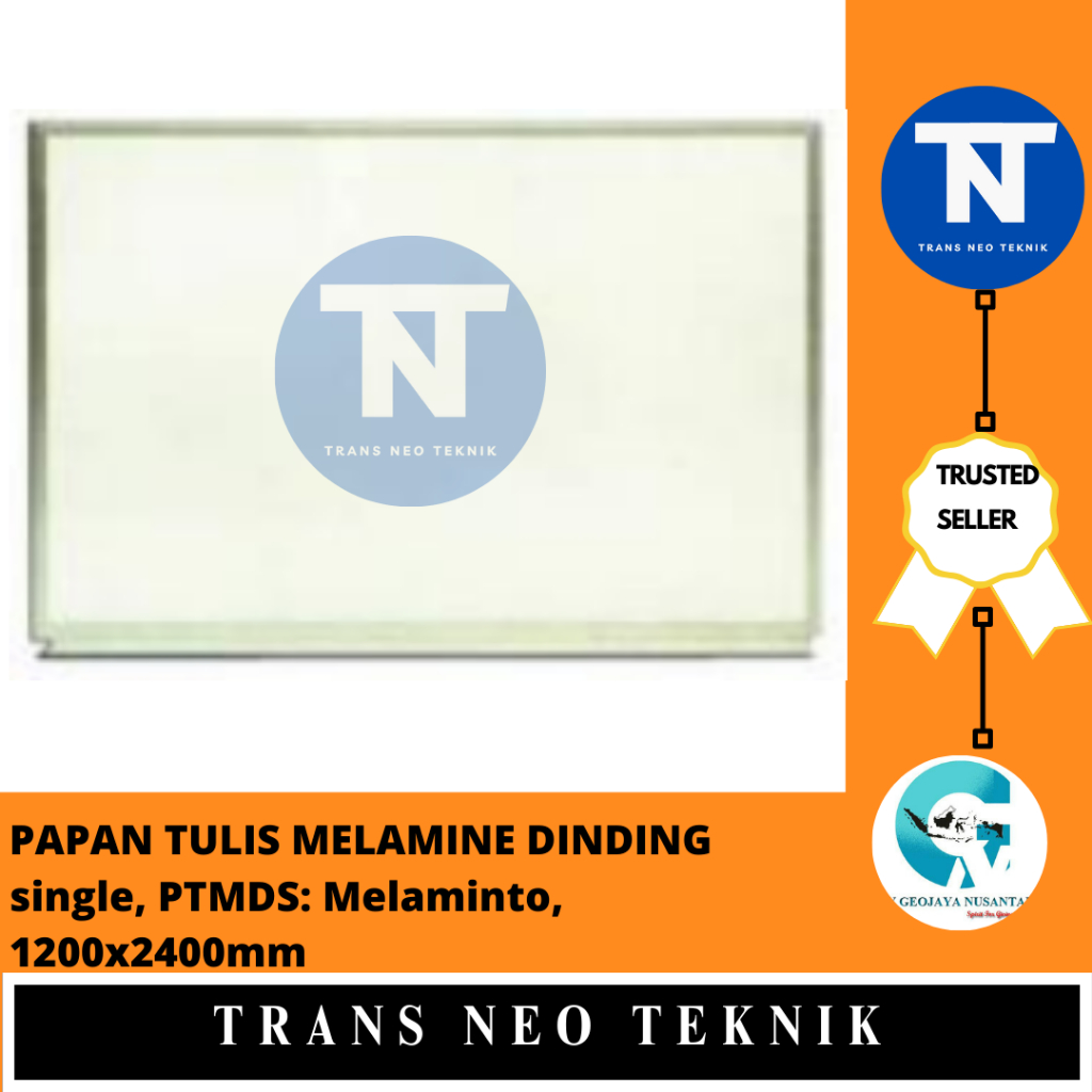 

PAPAN TULIS MELAMINE DINDING single, PTMDS: Melaminto, 1200x2400mm