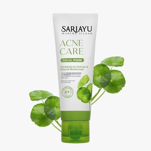 AiLiN | SARIAYU FACIAL FOAM ACNE CARE - HYDRA GLOW - BRIGHT SKIN 100ML | PEMBERSIH / SABUN WAJAH