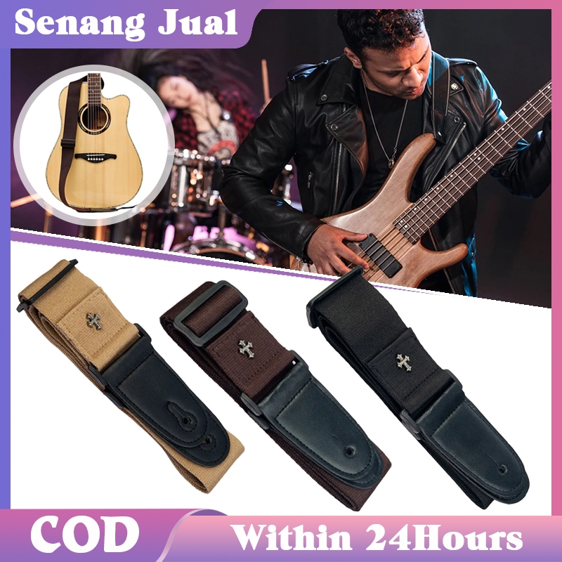 85cm Hingga 140 Cm Strap Gitar Akustik Strap Gitar Listrik Strap Gitar Elektrik Strap Gitar Bass Str