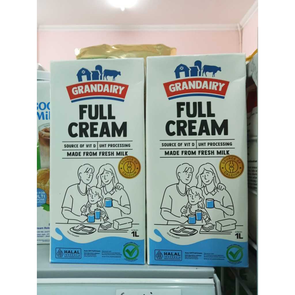 

GRANDAIRY Full Cream / Susu UHT 1lt