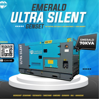 Genset Silent | 70 KVA | Genset Diesel Emerald Ultra Silent
