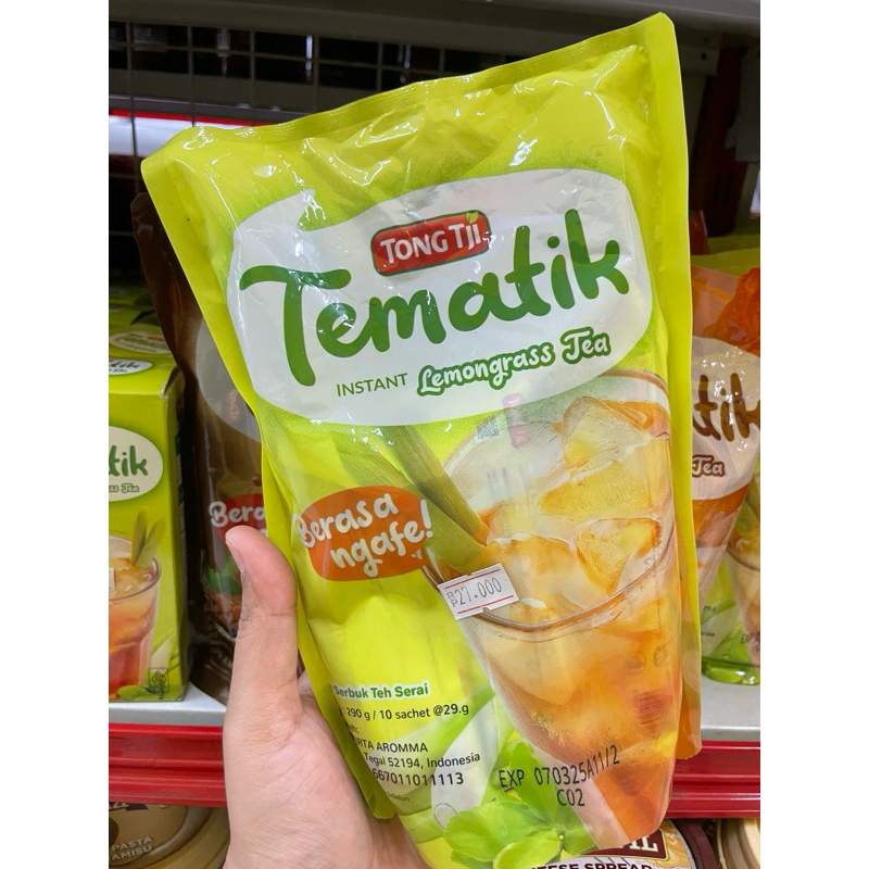 

Tong tji tematik lemongrass tea 290g 10's