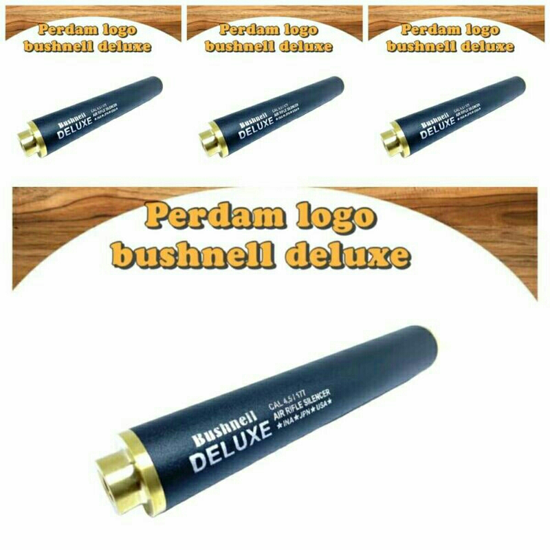 peredam bushnell deluxe - peredam deluxe - peredam senyap - peredam drat kuningan