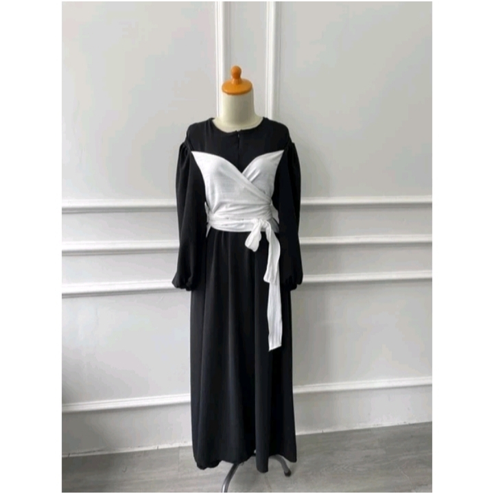 gamis lesti terbaru /gamis bahan crinkle gamis busui