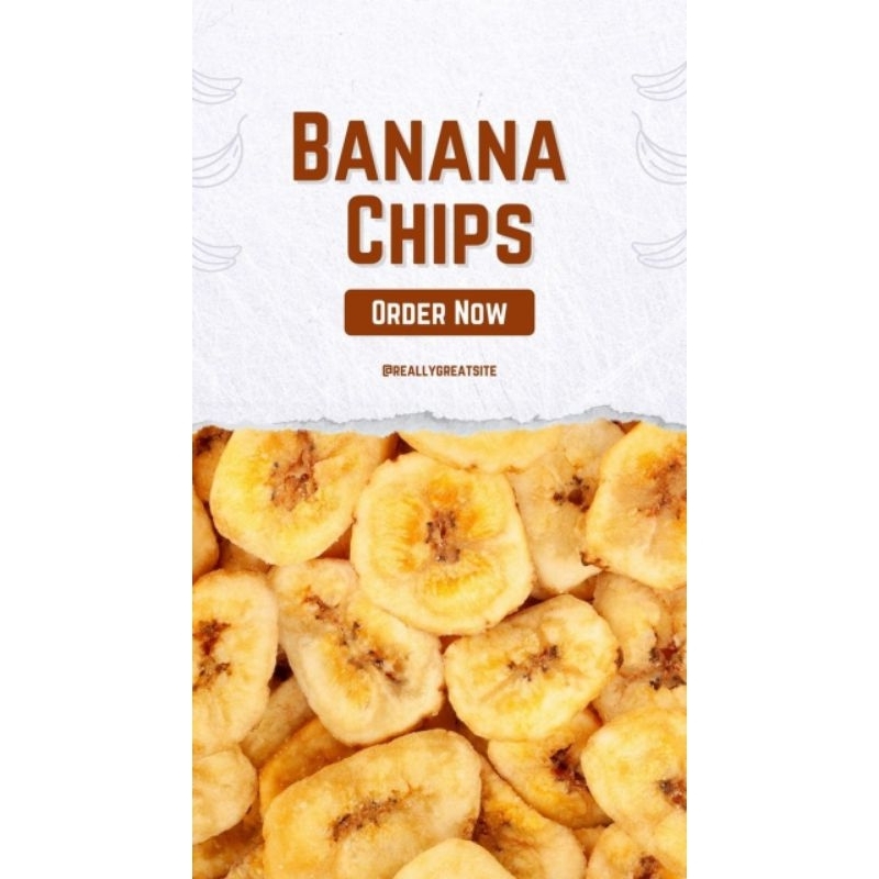 

kripik pisang penghilang galau