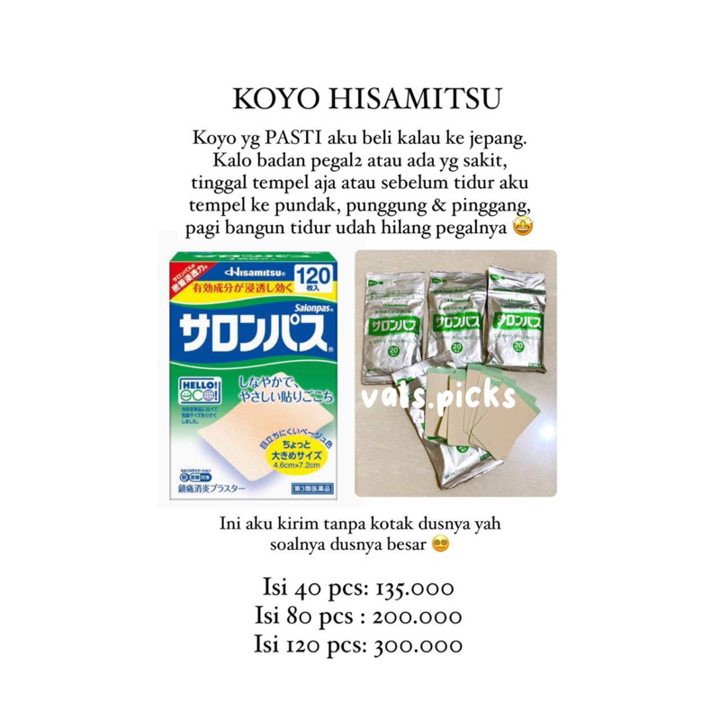 Koyo Hisamitsu Jepang 🇯🇵