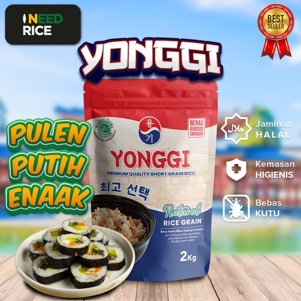 

Beras Korea Yonggi 2kg-cocok untuk korean food