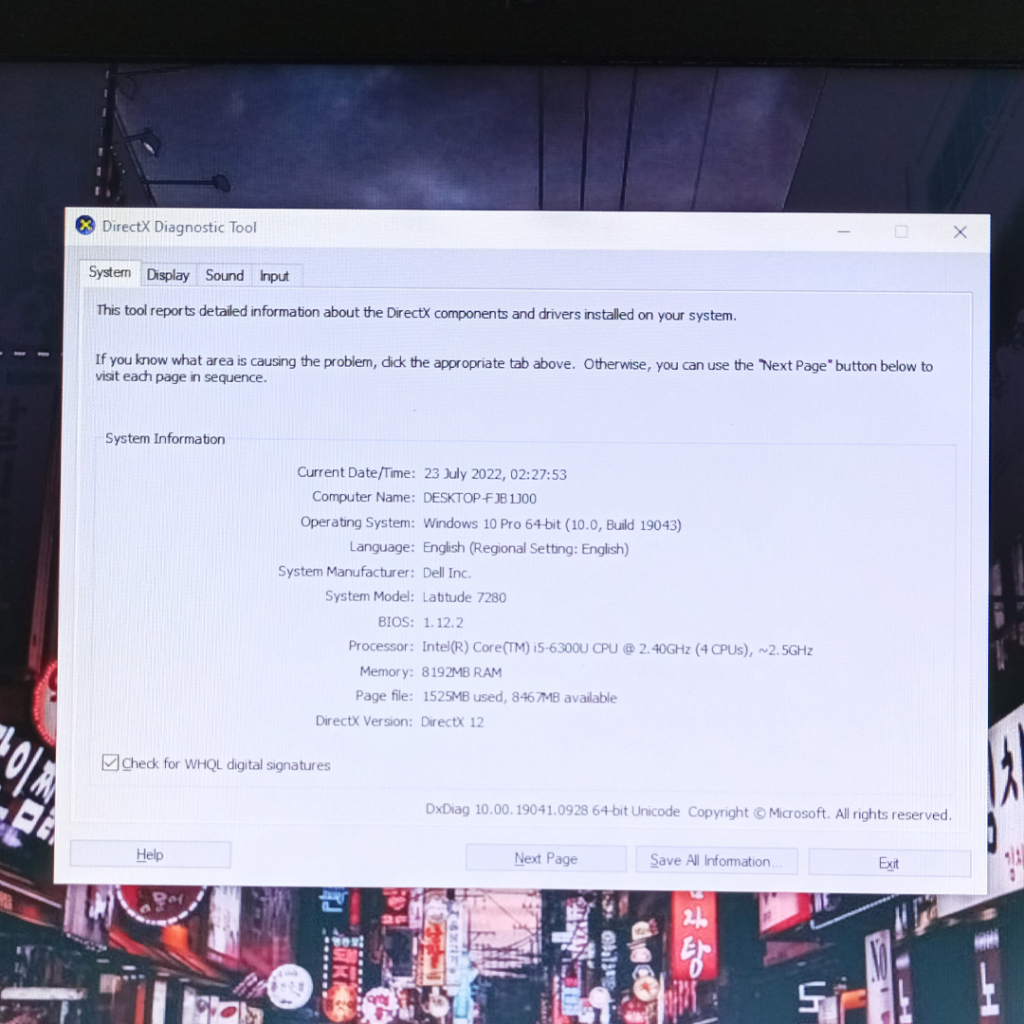 Second Laptop Dell E7280 i5-6300u 8/256GB 12,5"HD - 8GB, 128GB