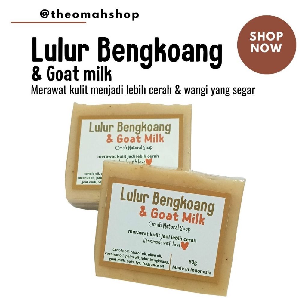 Omah Natural Soap - Lulur Bengkoang & Goat milk - Homemade