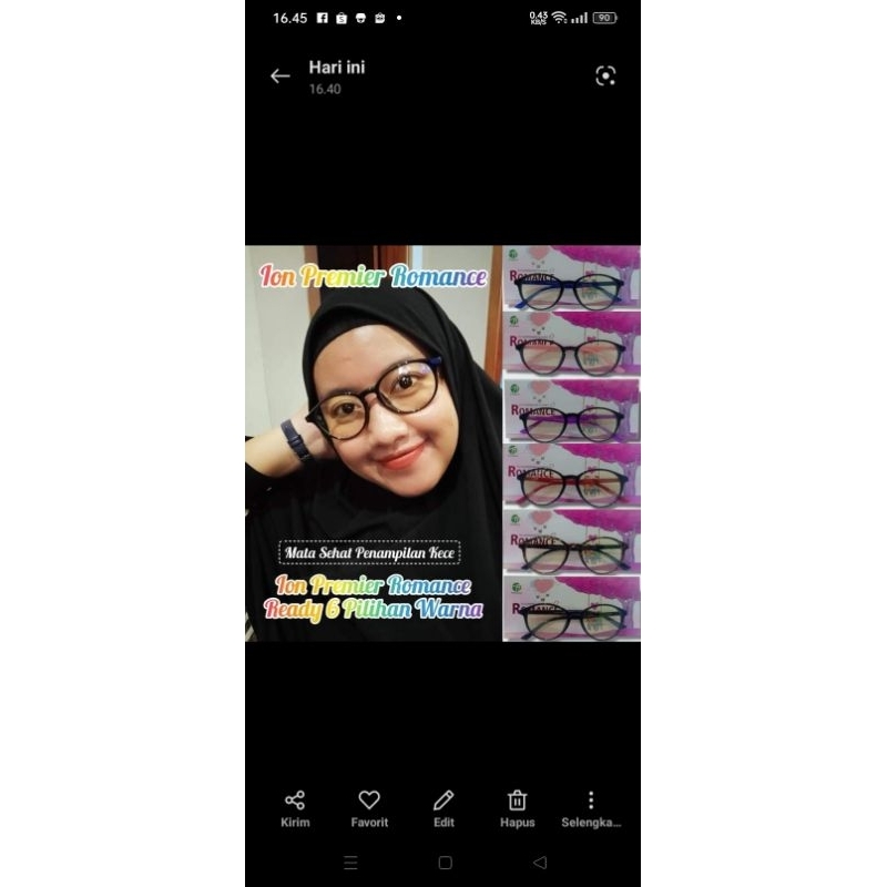 KACAMATA ION PREMIER ROMANCE ORIGINAL