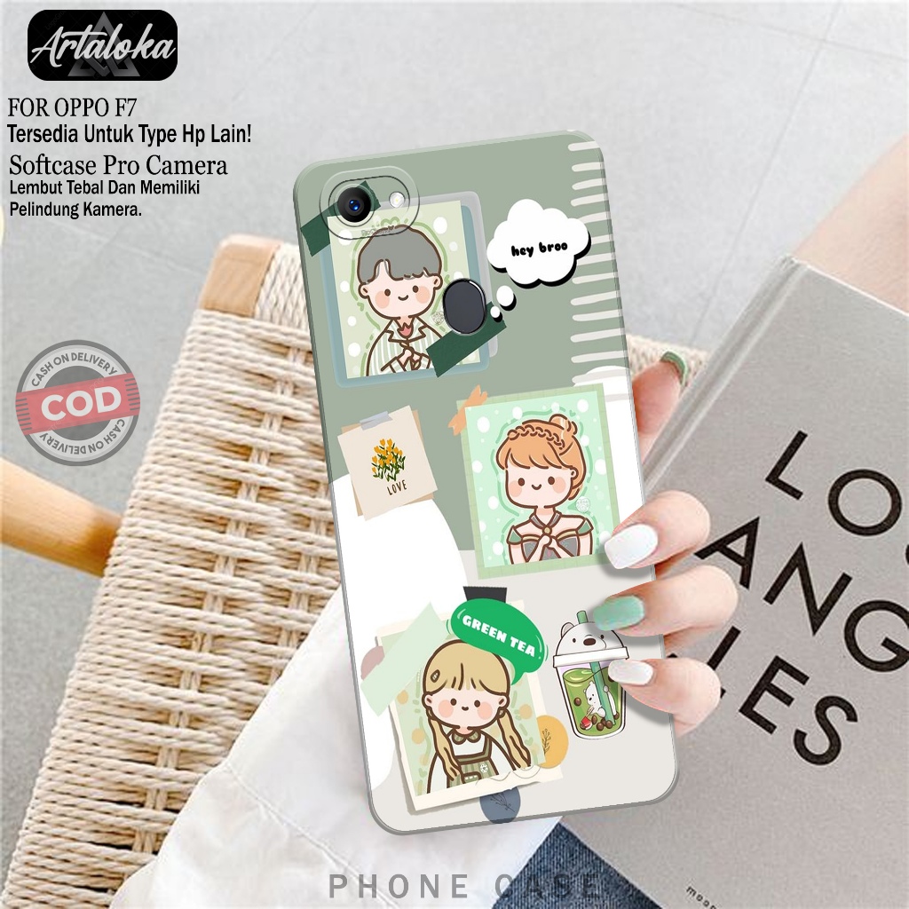 Case Hp Oppo F7 - Silikon Tpu Pro Camera - Softcase Oppo F7 - Casing Oppo F7 - Kesing Oppo F7 - Cove