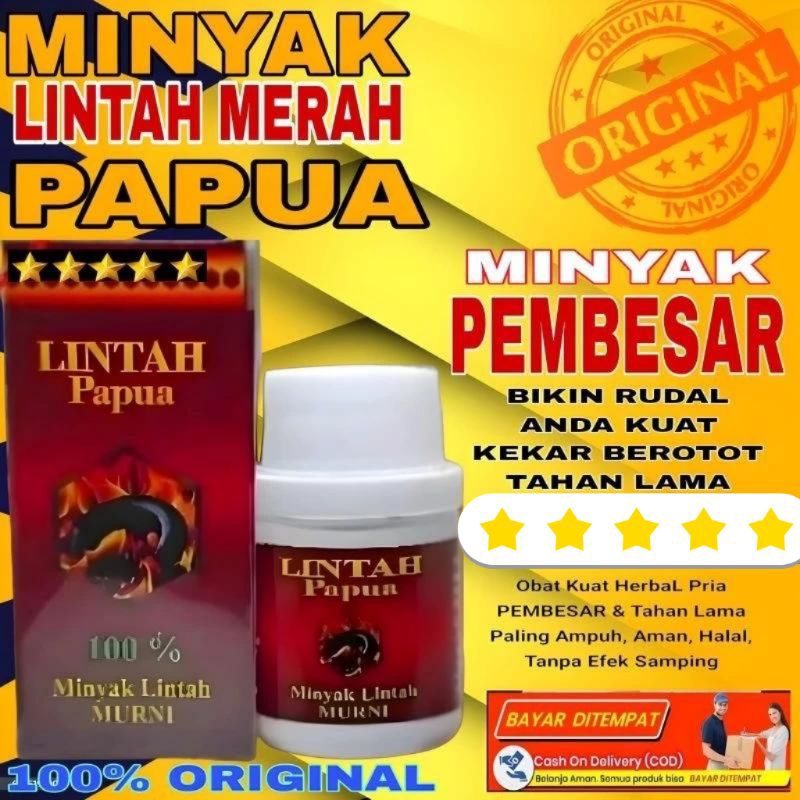 MINYAK PIJAT KHAS PAPUA LINTAH MERAH