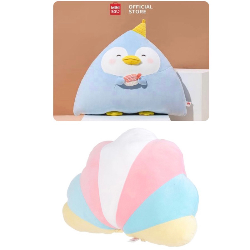 MINISO bantal boneka sushi& Summer rainbow