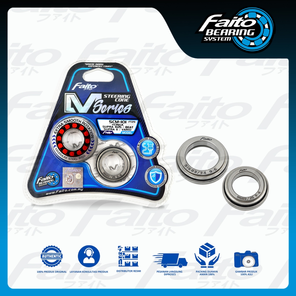 FAITO Bearing Komstir (V2) ADV / PCX / Vario / Beat / Scoopy/ Supra X / Supra X 125 / Supra GTR/ Rev