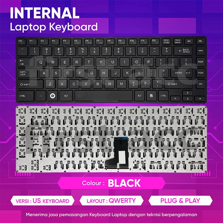 Keyboard toshiba dynabook r734/m