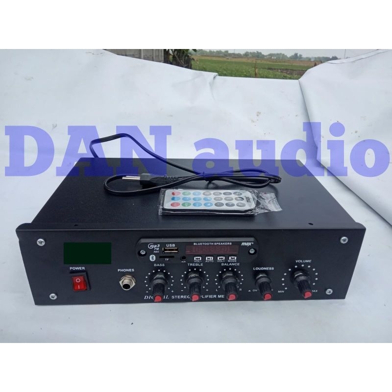 Power Amplifier Rakitan 10A SUBWOOFER, Karaoke, Bluetoot mp3, Radio