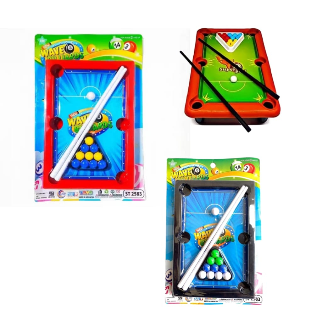 Mainan Anak Biliards Set - Billiard Bola Billiar Bola Sodok Mainan Snooker