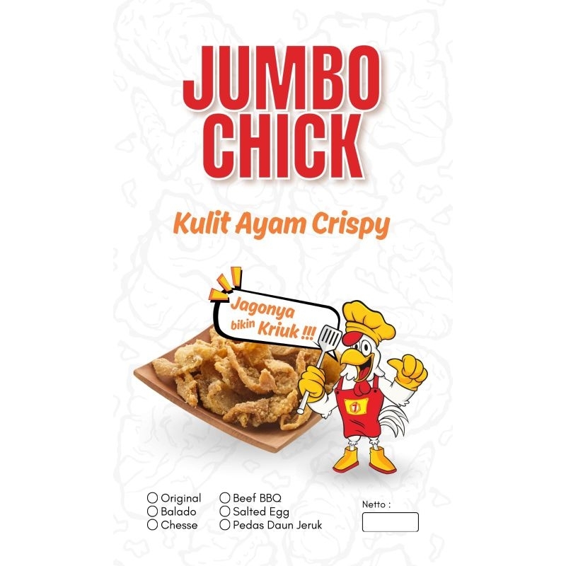 

Kulit ayam crispy rasa original (70gr)