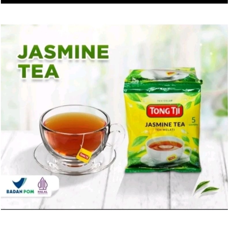 

Ecer. Teh celup jasmine tea tong tji. Teh melati.