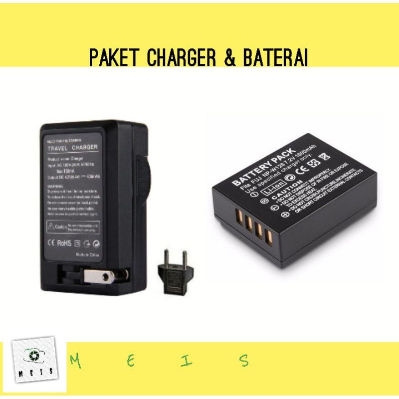 Baterai & Charger Fujifilm XE1 XE2 XE2S XE3 XE4 XH1 battery batre