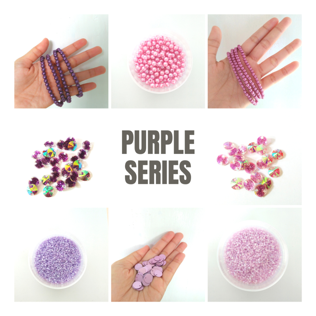 Payet Series Warna UNGU VIOLET LAVENDER LILAC DUSTY PURPLE TARO MAUVE